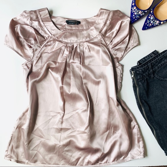 BCBGMaxAzria Tops - BCBGMAXAZRIA Champagne Top Shirt💓